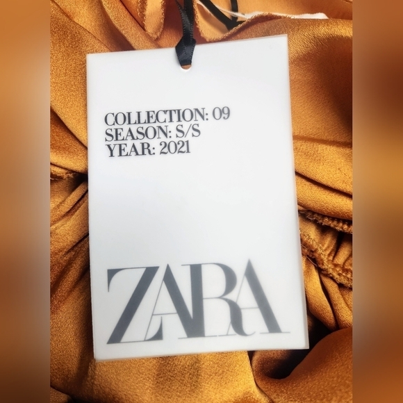 Zara Limited Edition Halter Maxi Dress In Yellow With Pockets Size M. - Picture 14 of 16
